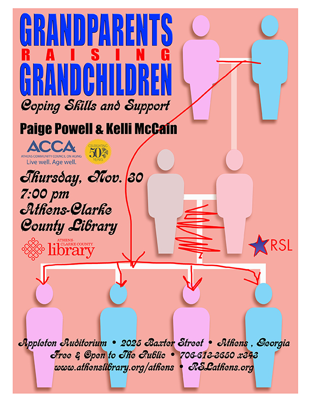 Grandparents raising grandchildren flyer