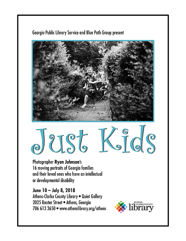Just Kids exhibit in the Quiet Gallery of the Athens-Clarke County Library. On display June 10-July 8.