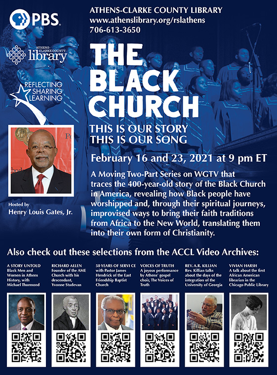 Black Church event flyer